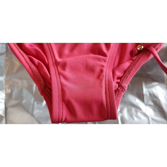 ROBIN PICCONE LUCA SKY PINK PUNCH STRING BIKINI NWT - Picture 10 of 11